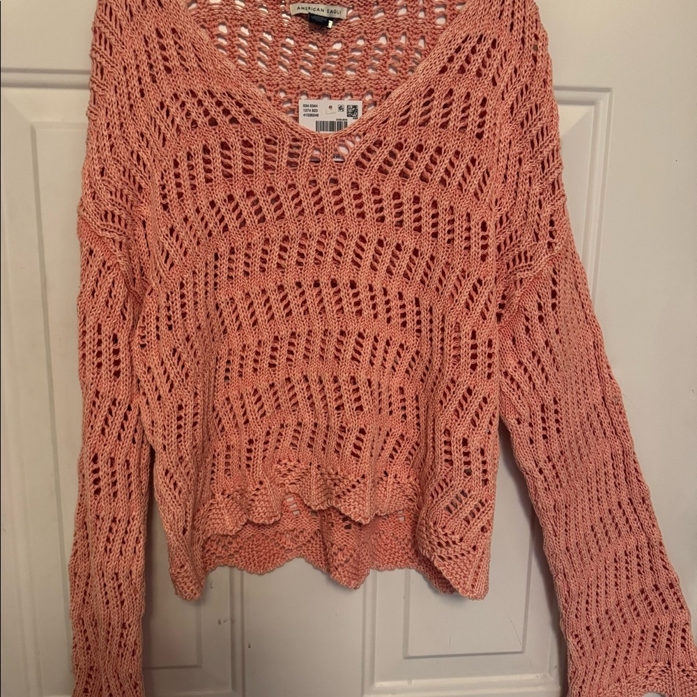 NWT American Eagle open knit sweater